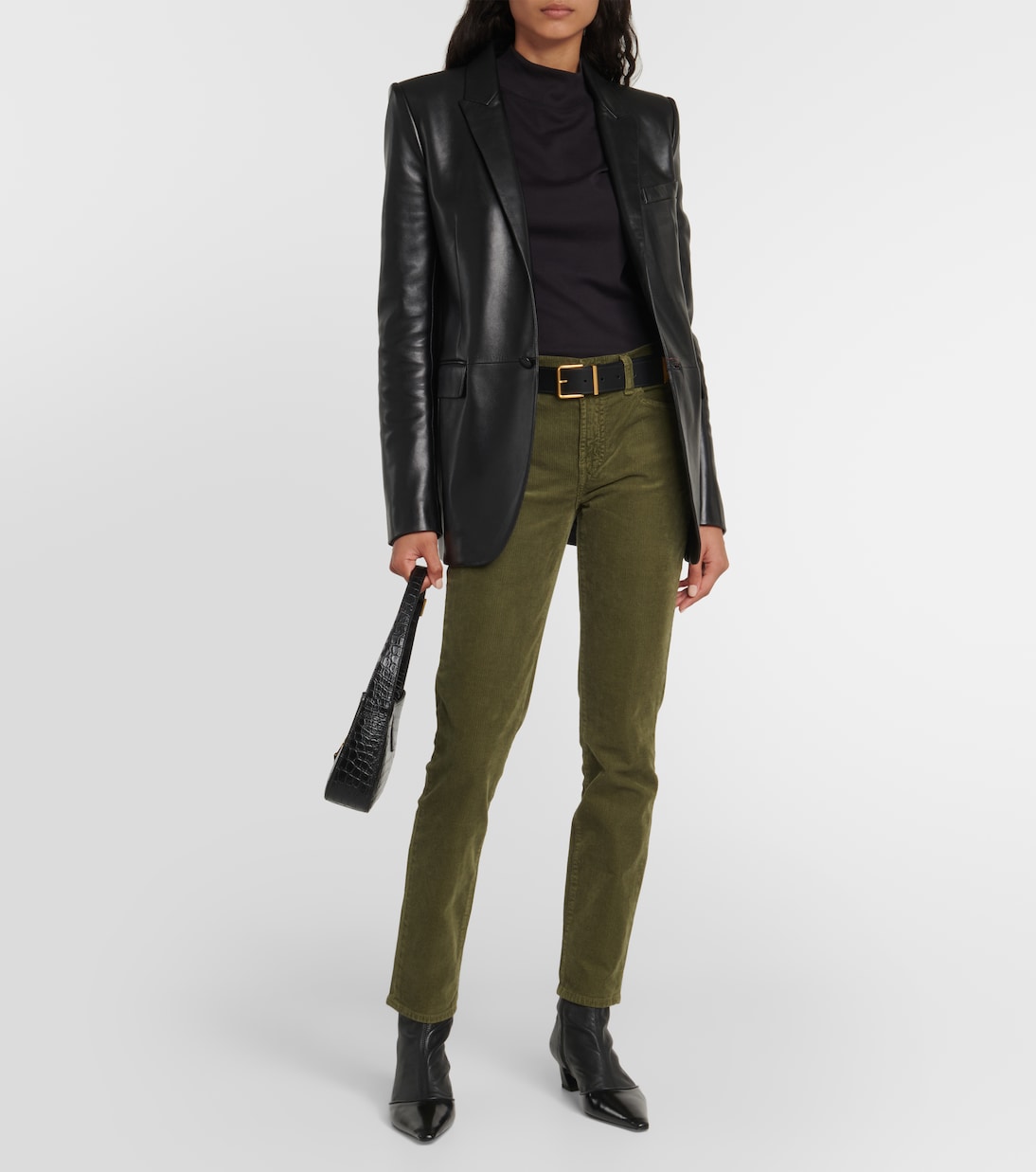 Roxanne mid-rise corduroy slim jeans | 7 For All Mankind