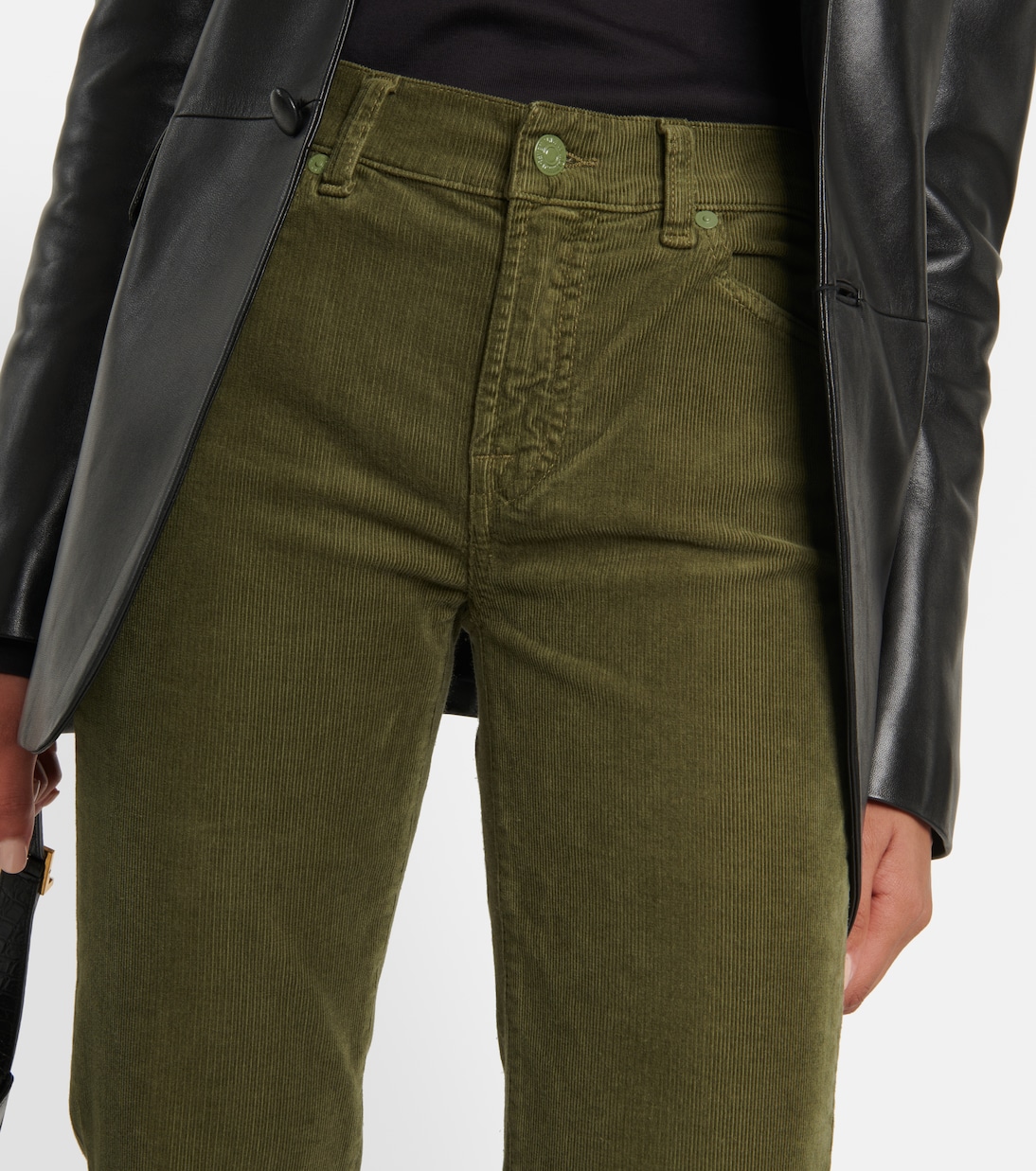 Roxanne mid-rise corduroy slim jeans | 7 For All Mankind