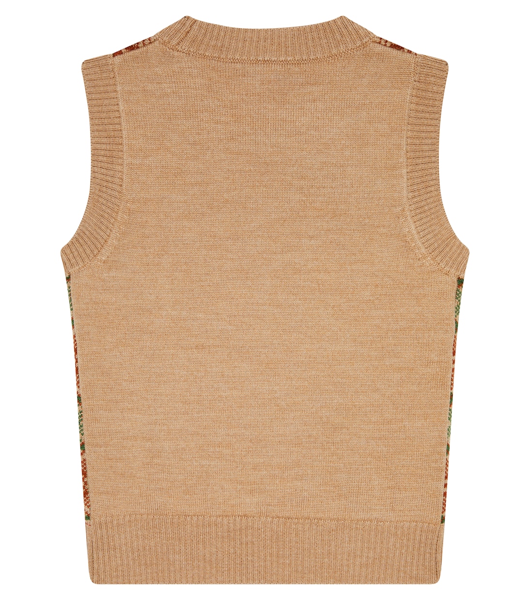 Maple wool sweater vest | Caramel