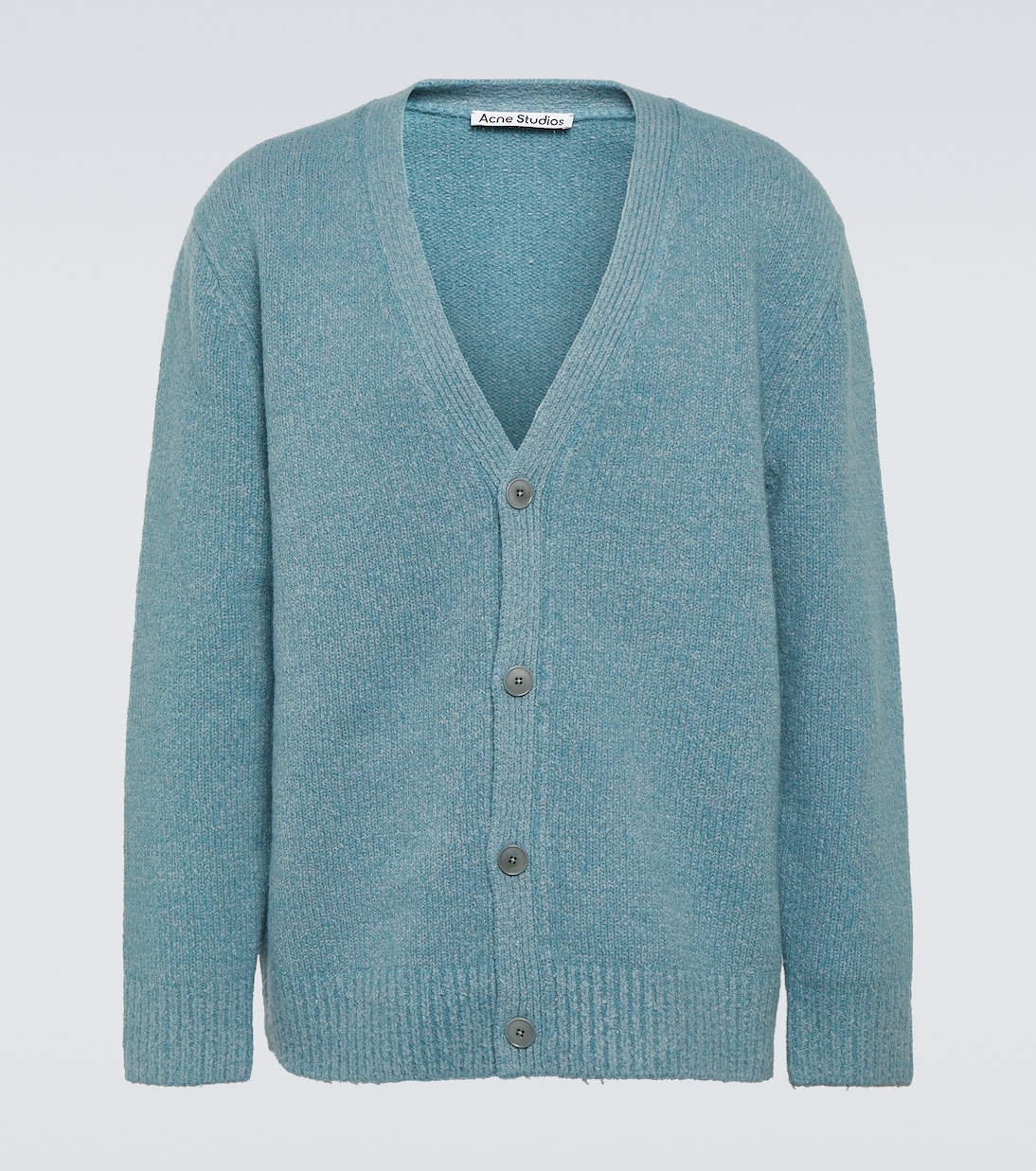 Wool-blend cardigan in blue - Acne Studios | Mytheresa