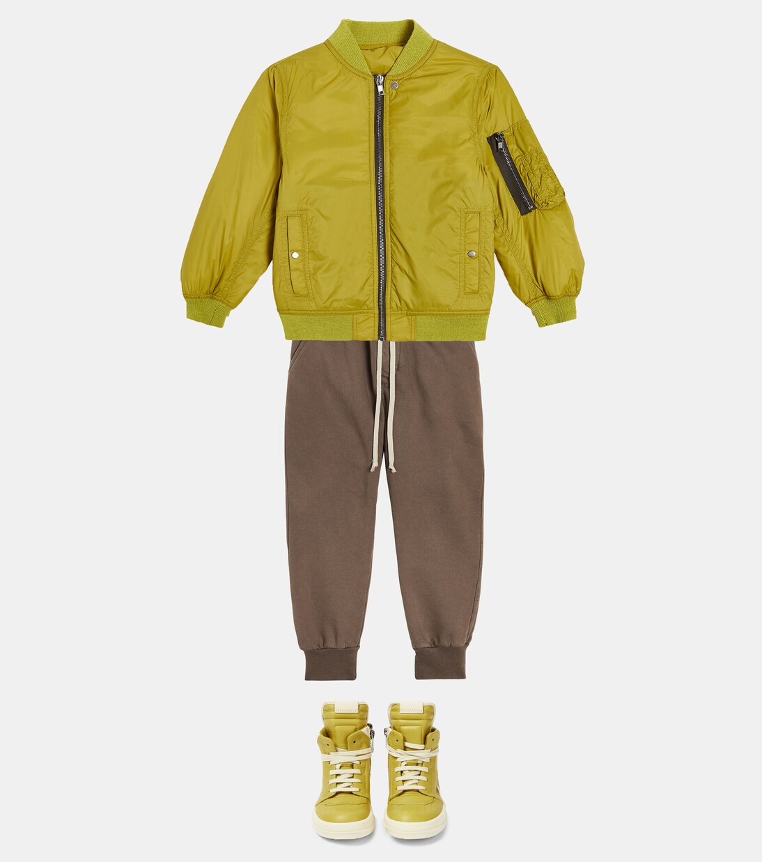 Prisoner cotton jersey sweatpants | Rick Owens Kids