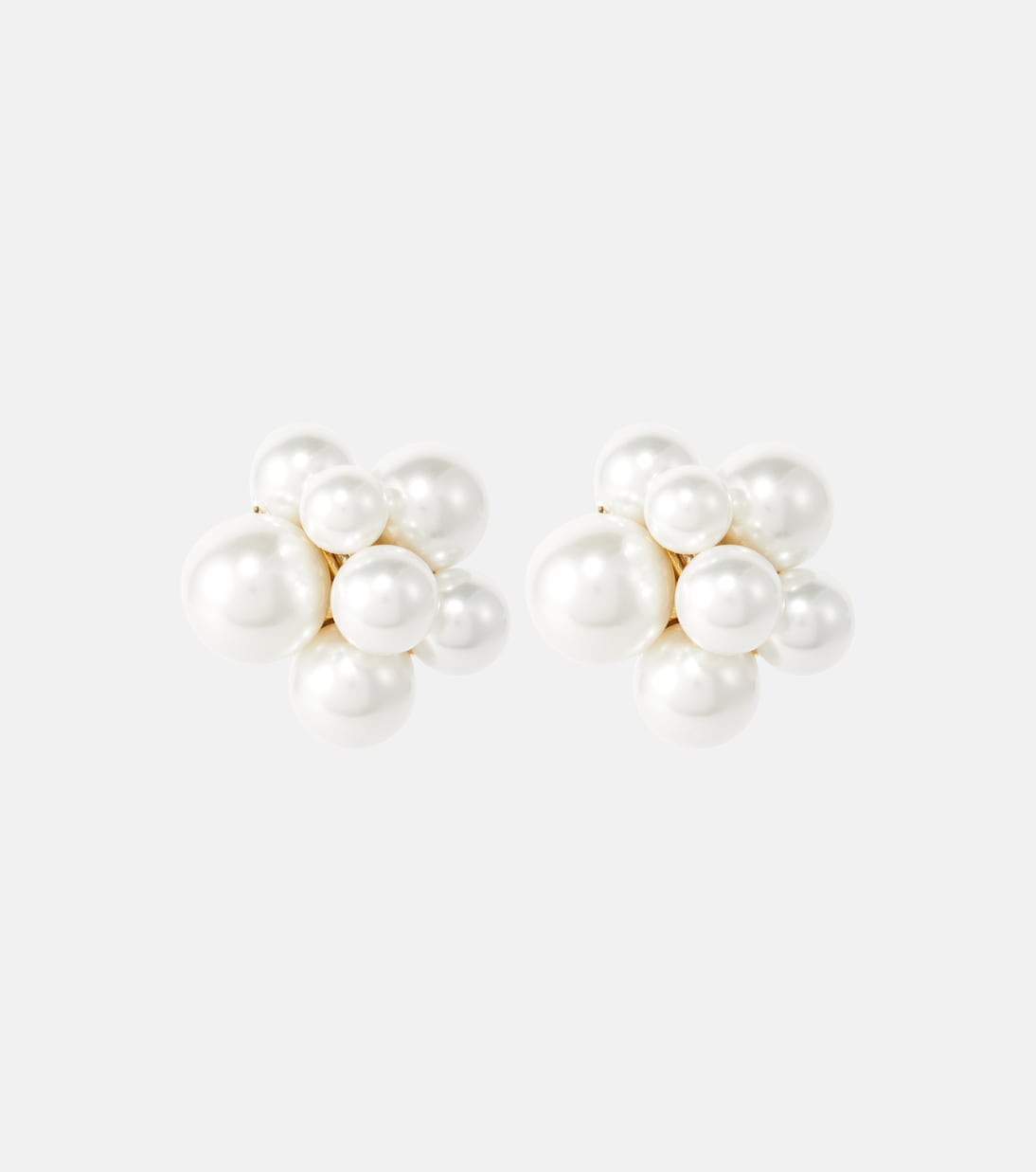 Embellished clip-on earrings | Oscar de la Renta