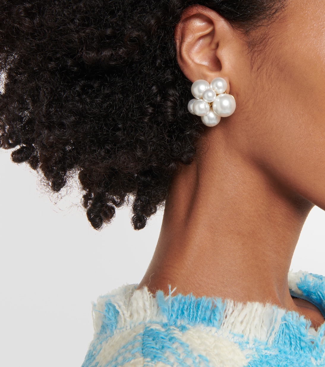 Embellished clip-on earrings | Oscar de la Renta