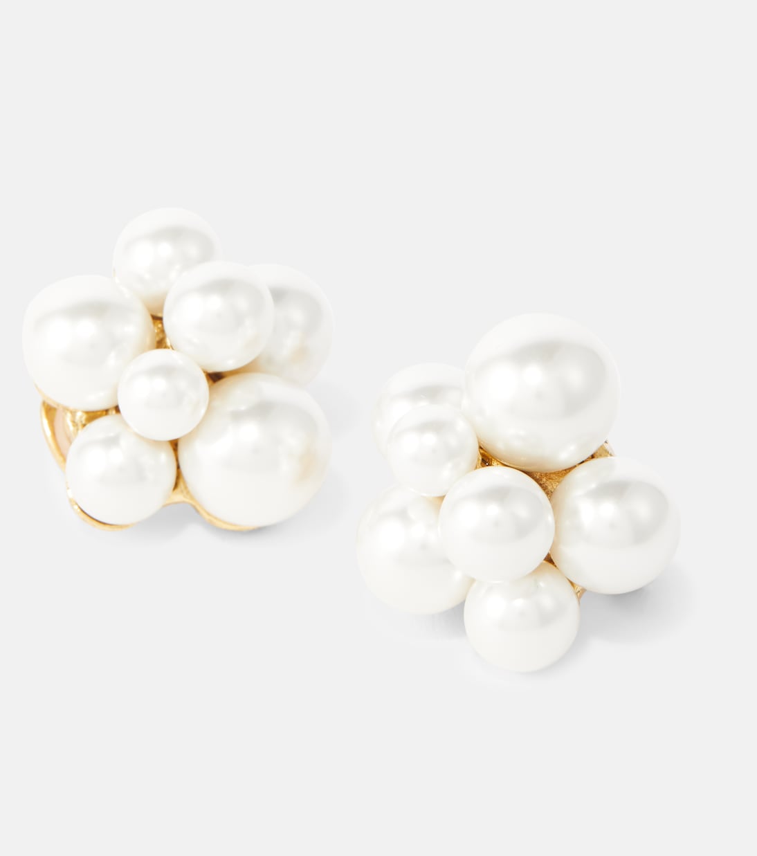Embellished clip-on earrings | Oscar de la Renta