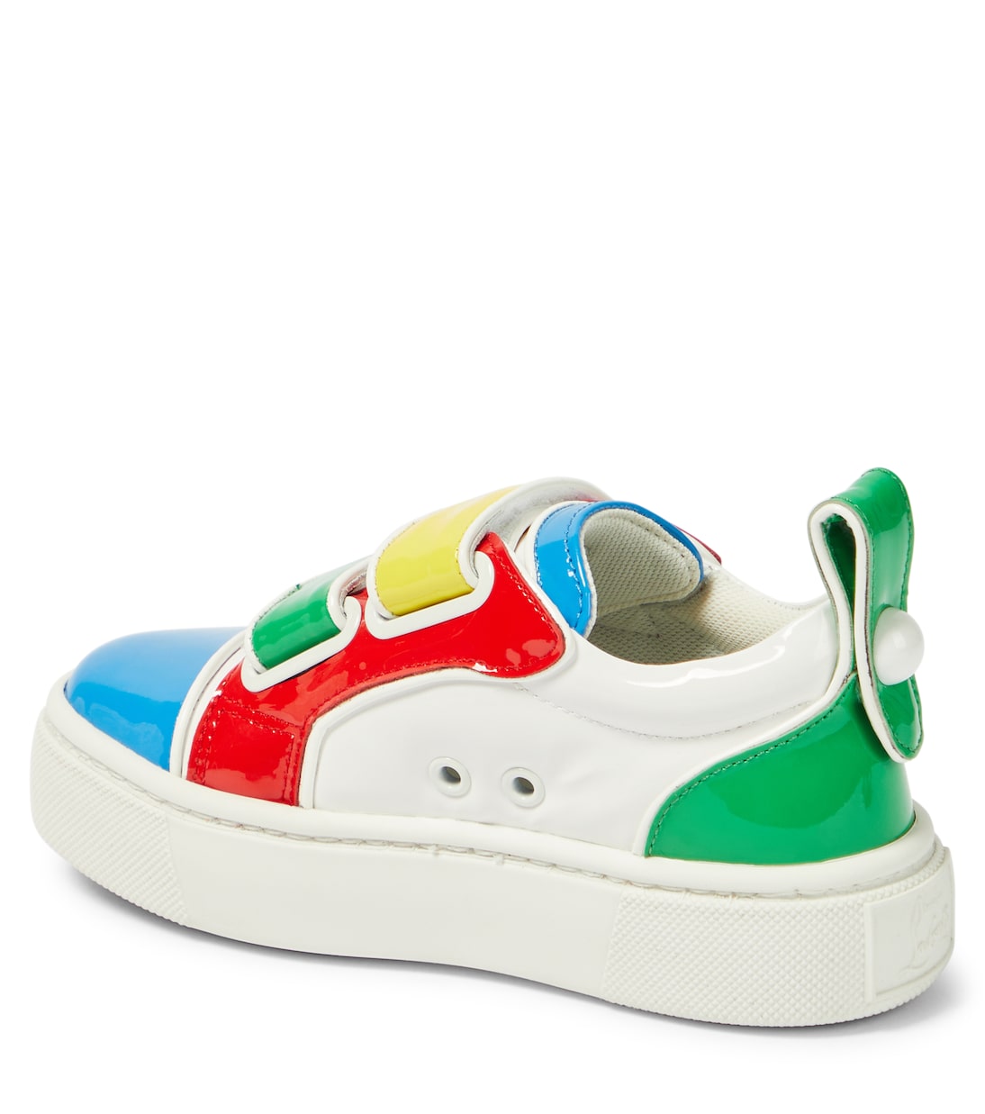 Toyototoy patent leather sneakers | Christian Louboutin Kids