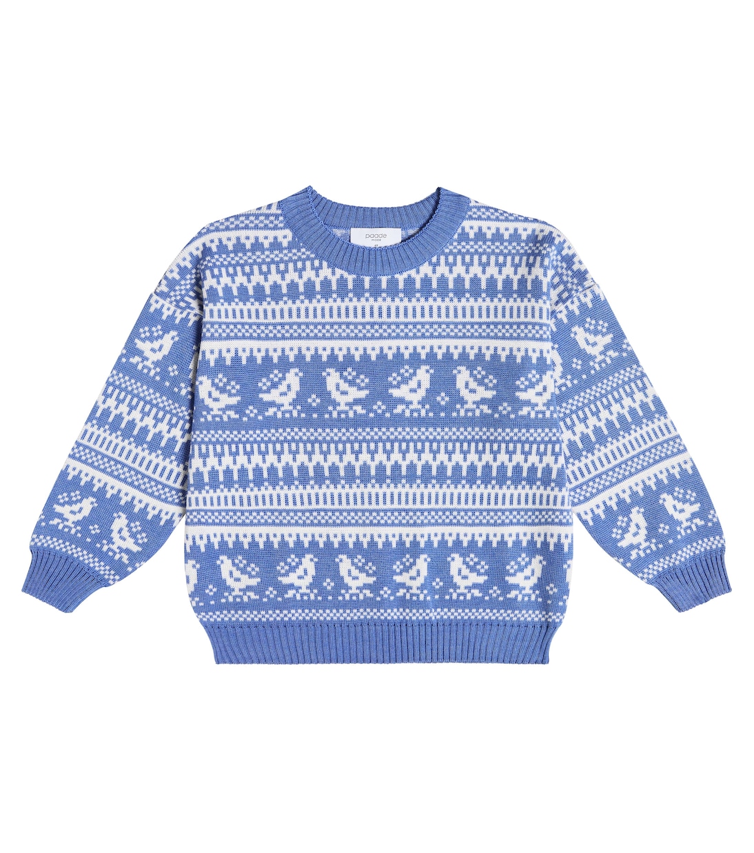 Pull intarsia en laine mélangée | Paade Mode