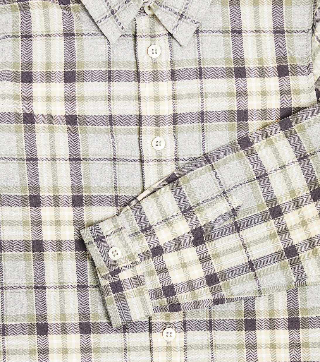 Daho checked cotton shirt | Bonpoint