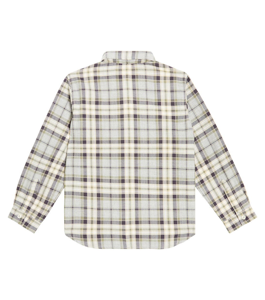 Daho checked cotton shirt | Bonpoint