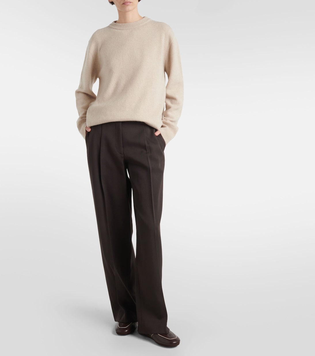 Slippers Beck in pelle  | The Row
