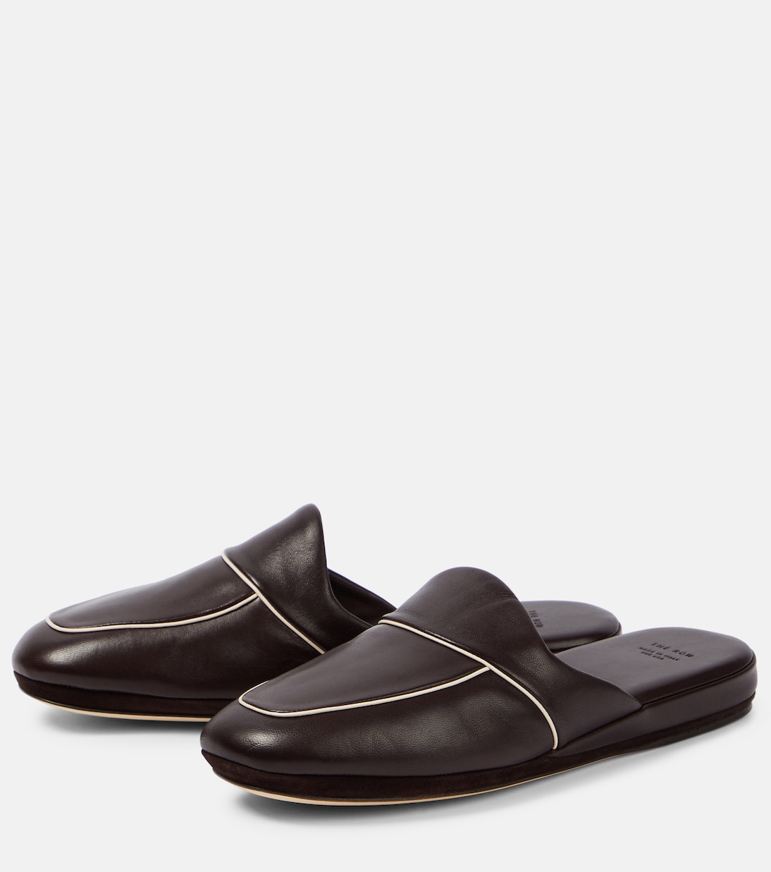 Slippers Beck in pelle  | The Row