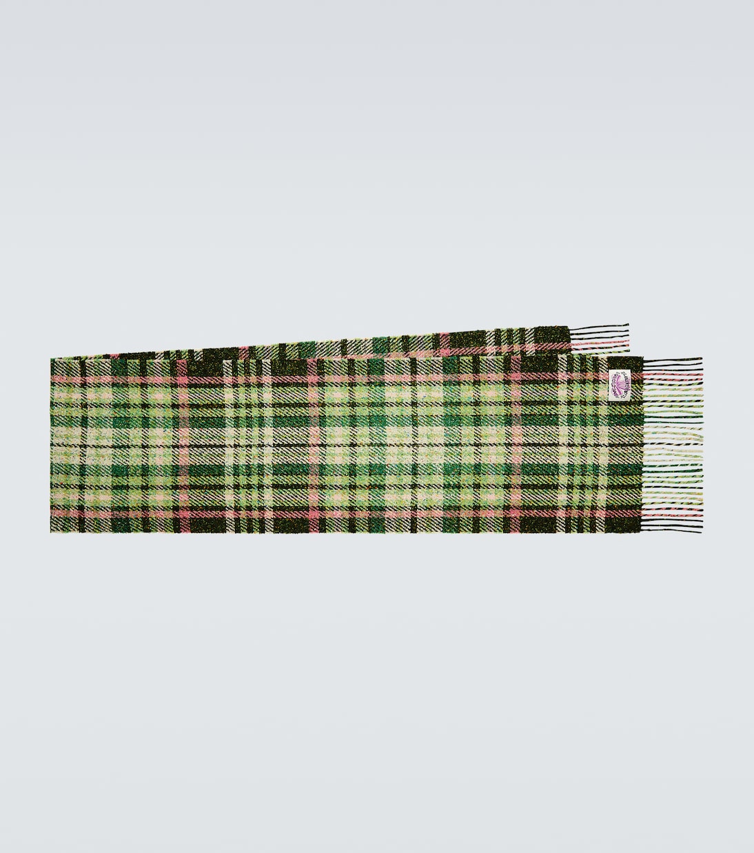 Fringed checked scarf | Acne Studios