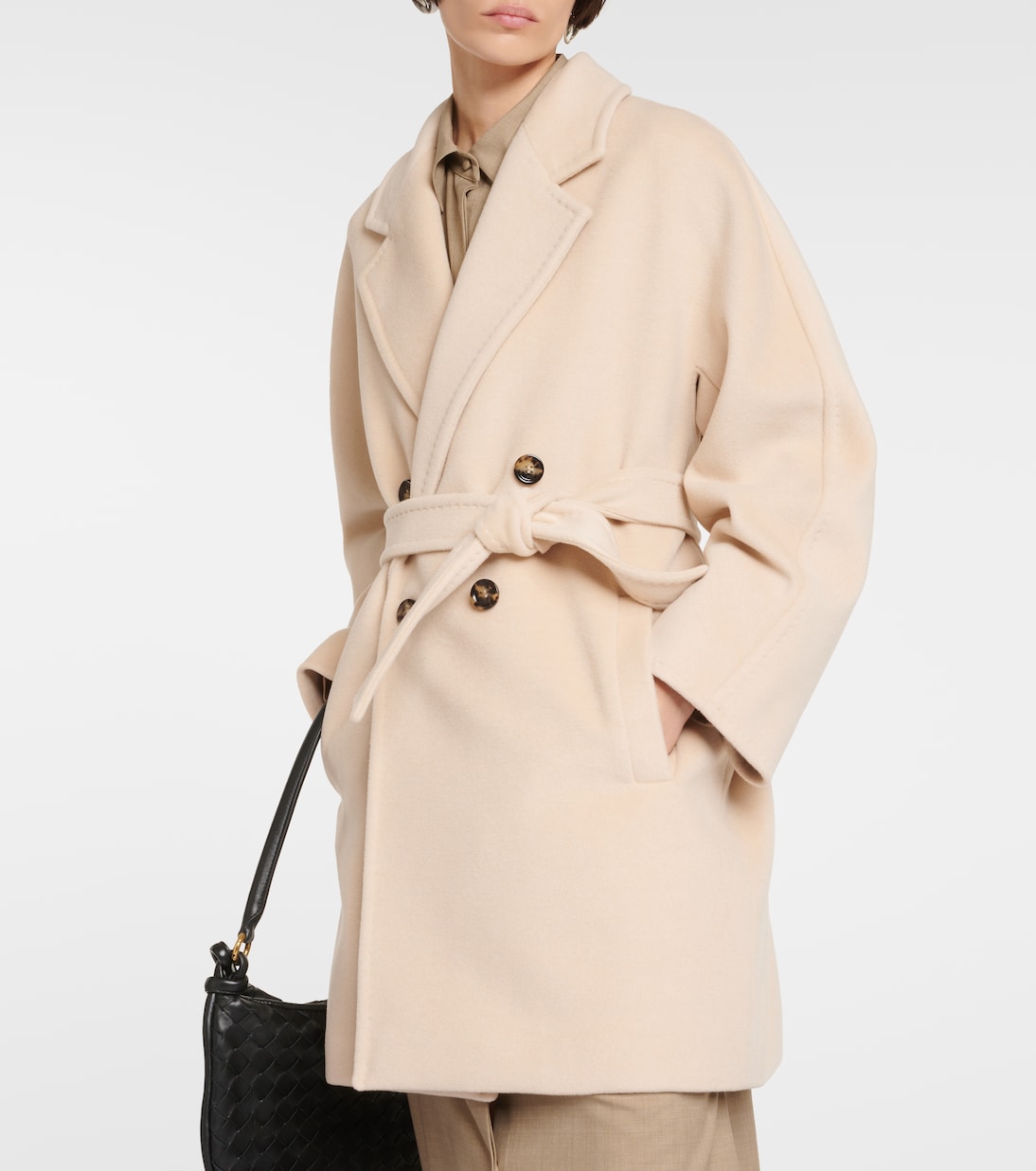 Abrigo marinero cruzado Pila de mezcla de lana | Max Mara