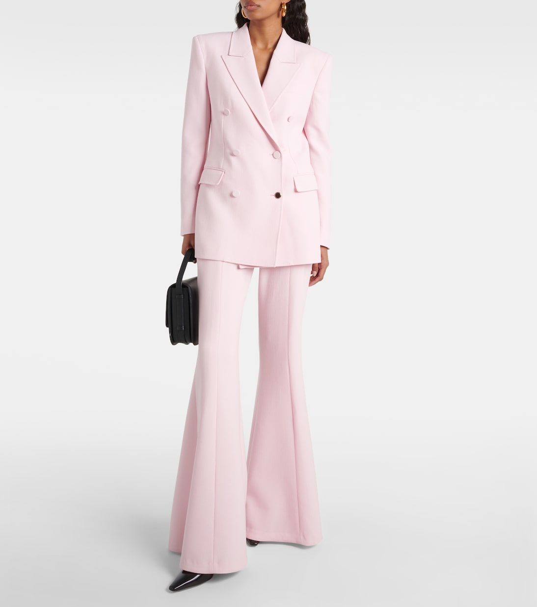 Desmond virgin wool crêpe flared pants | Gabriela Hearst