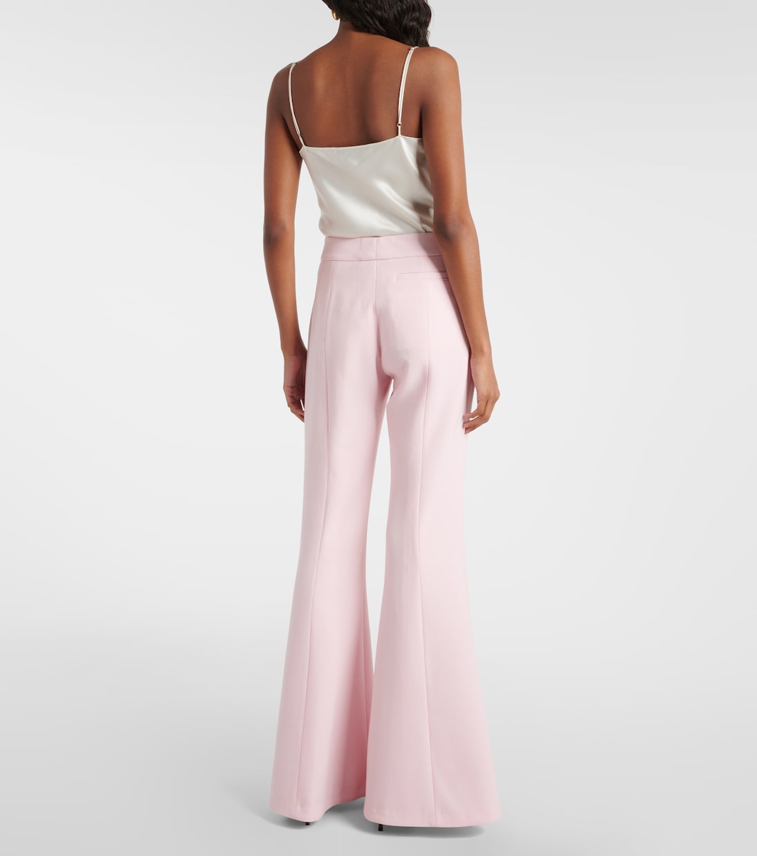 Desmond virgin wool crêpe flared pants | Gabriela Hearst