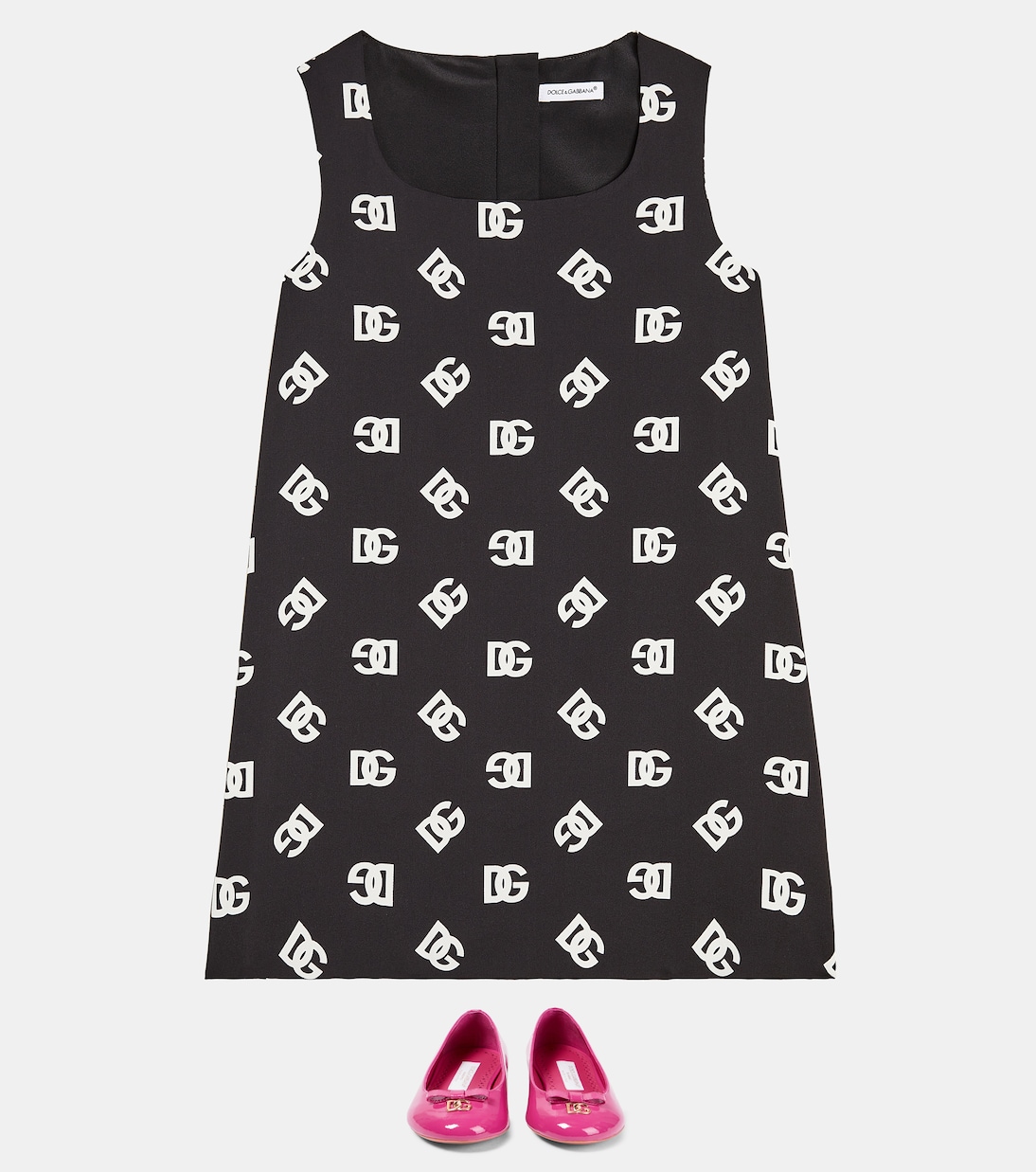 Kleid aus einem Seidengemisch | Dolce&Gabbana Kids