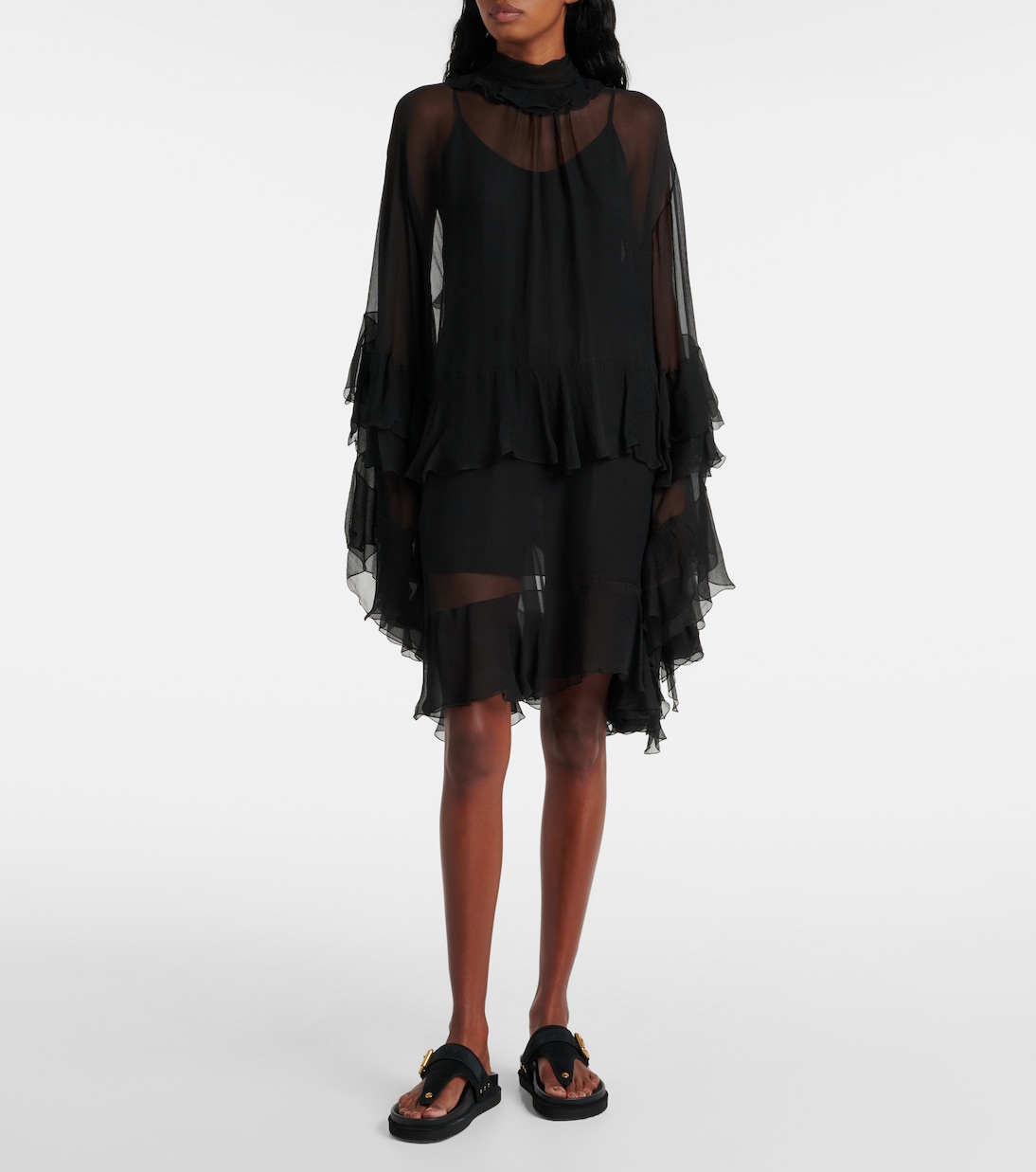 Sandali infradito Nil in suede | Chloé
