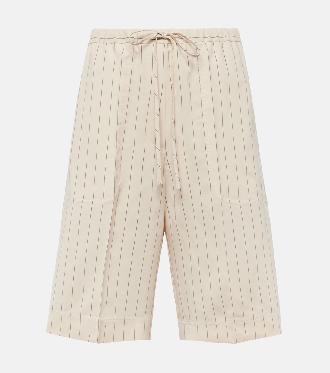 Shorts in twill a righe | Toteme