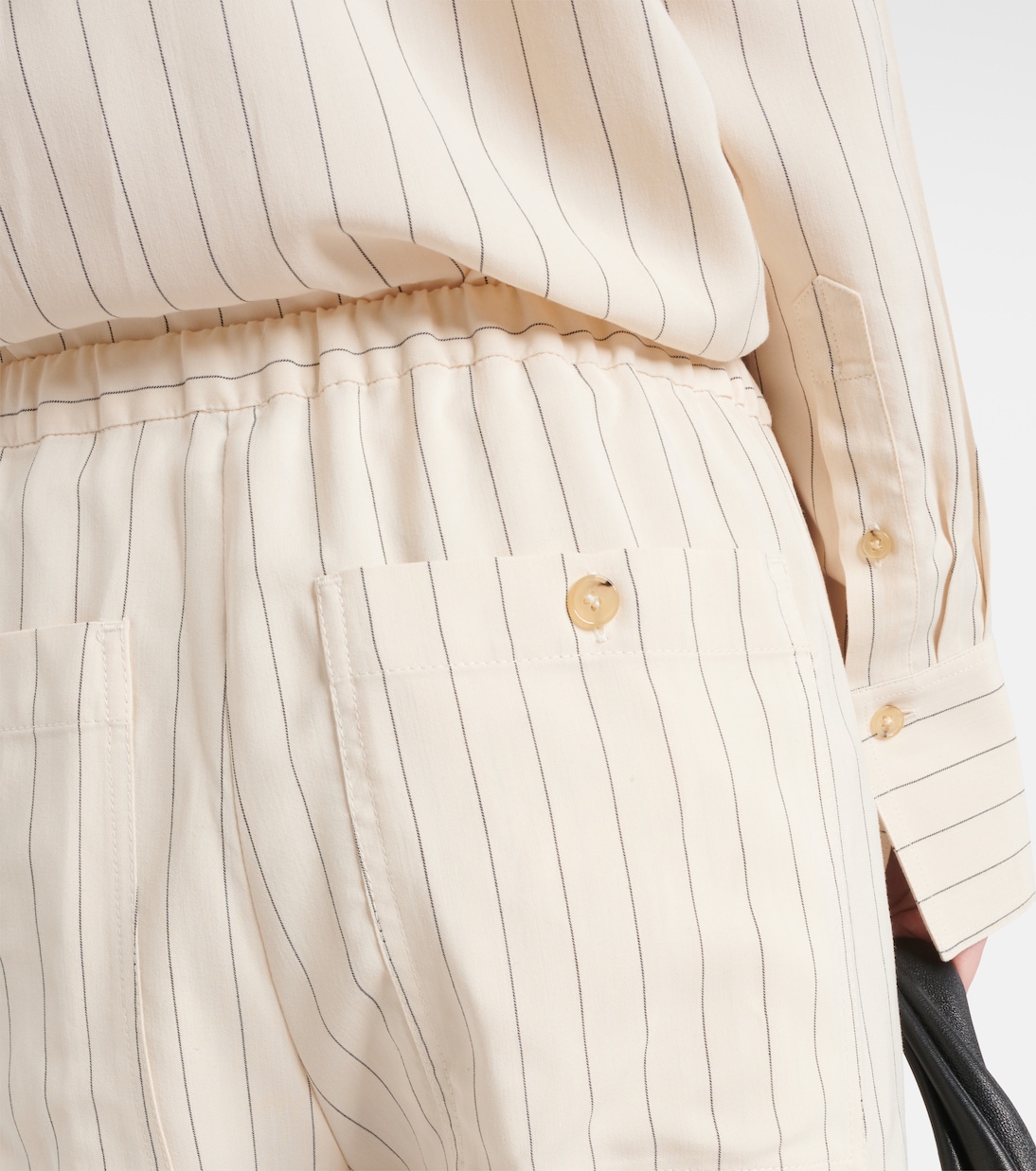 Shorts in twill a righe | Toteme