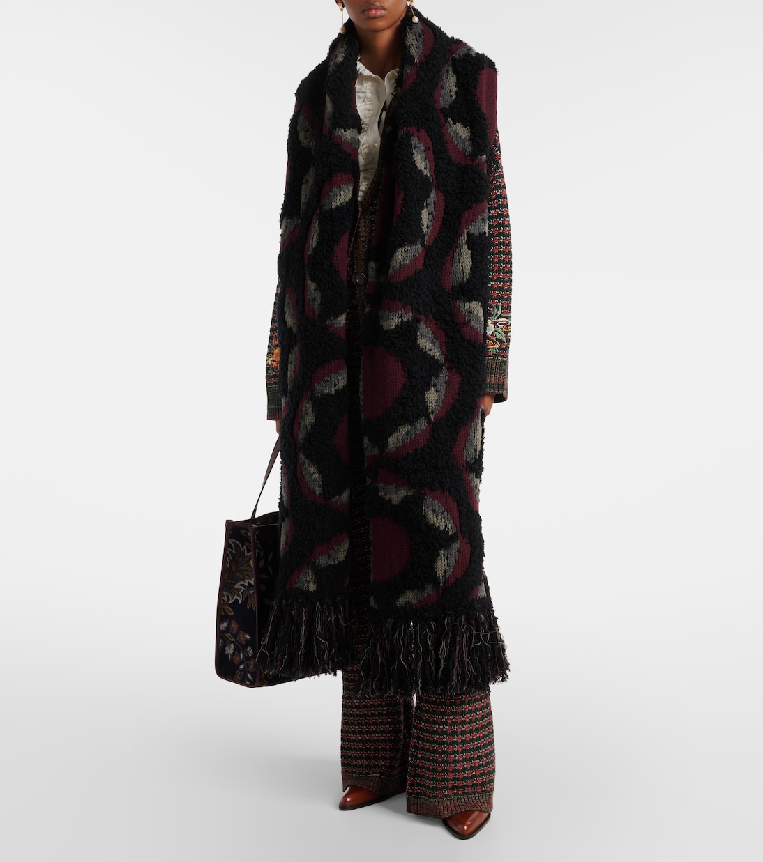 Sciarpa in misto lana con stampa | Etro