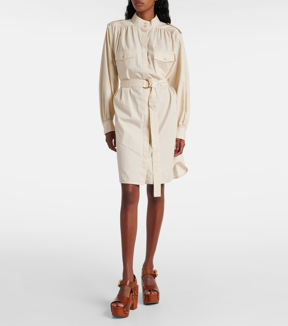 Robe midi en coton | Chloé
