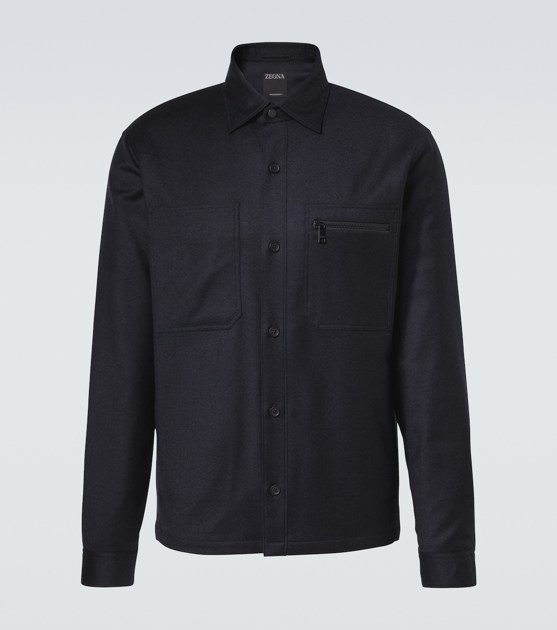 Hemdjacke aus Wolle | Zegna