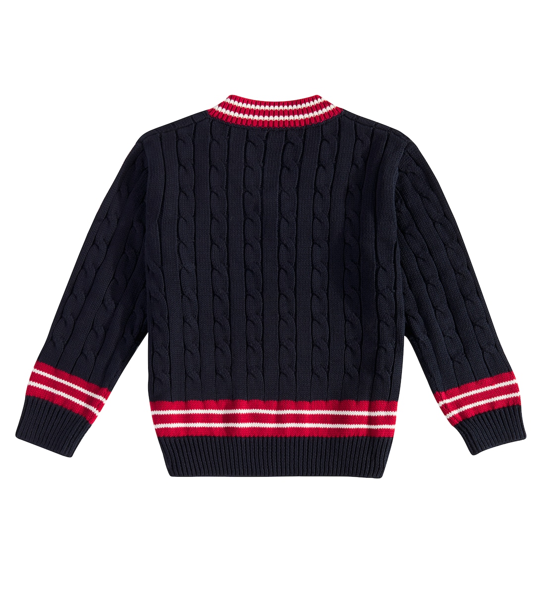 Pullover in cotone a trecce | Il Gufo
