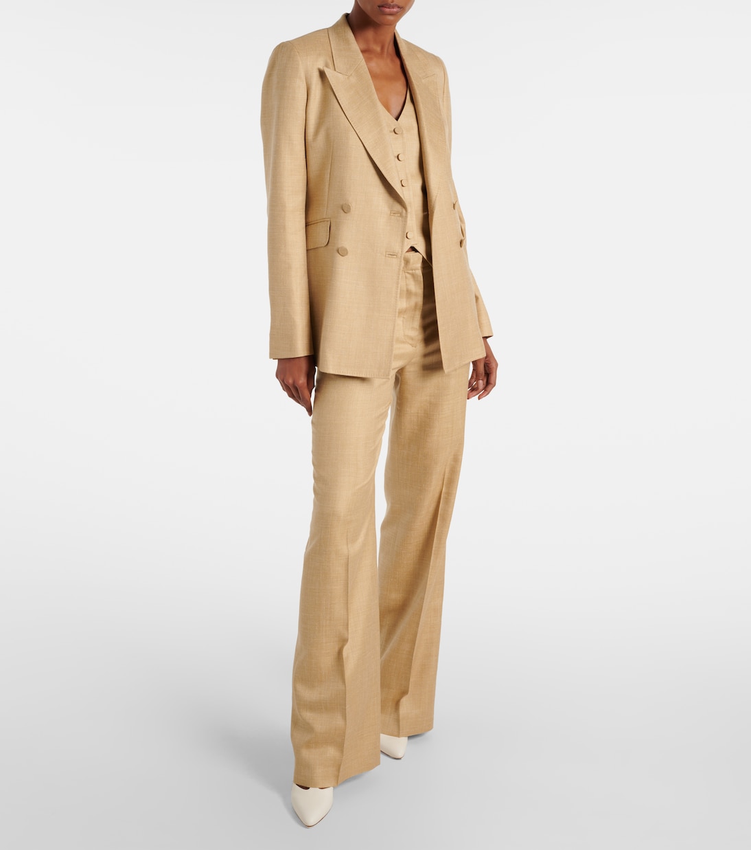 Blazer in lana, seta e lino | Gabriela Hearst