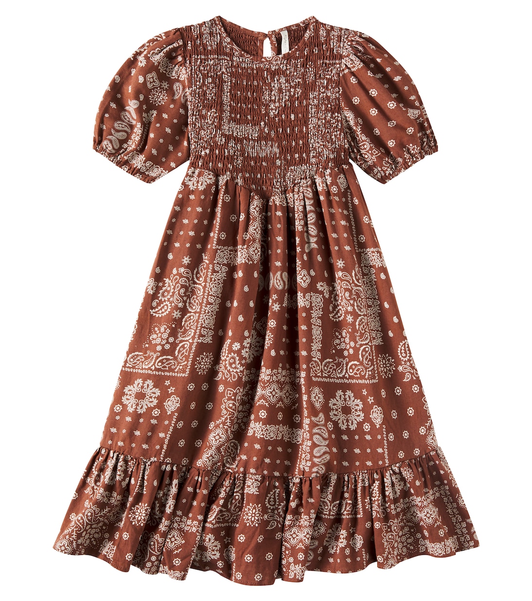 Abito Lydia in lino e cotone con stampa | Rylee + Cru