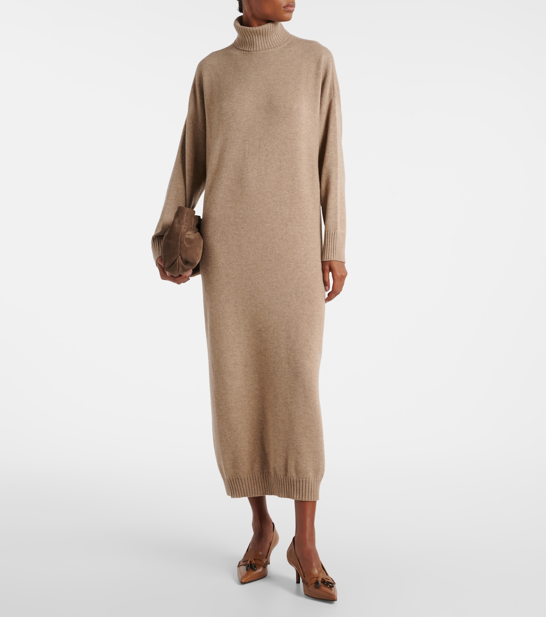 Abito midi in cashmere | Brunello Cucinelli