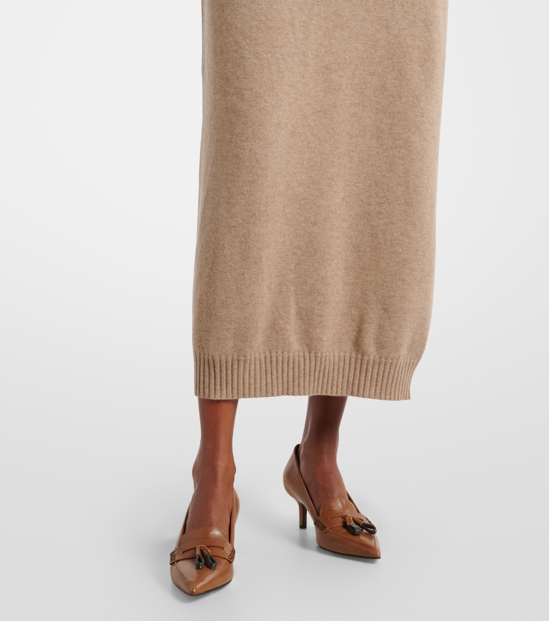 Abito midi in cashmere | Brunello Cucinelli