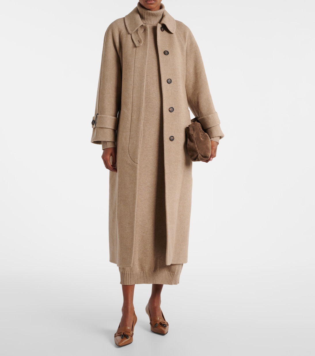 Abito midi in cashmere | Brunello Cucinelli