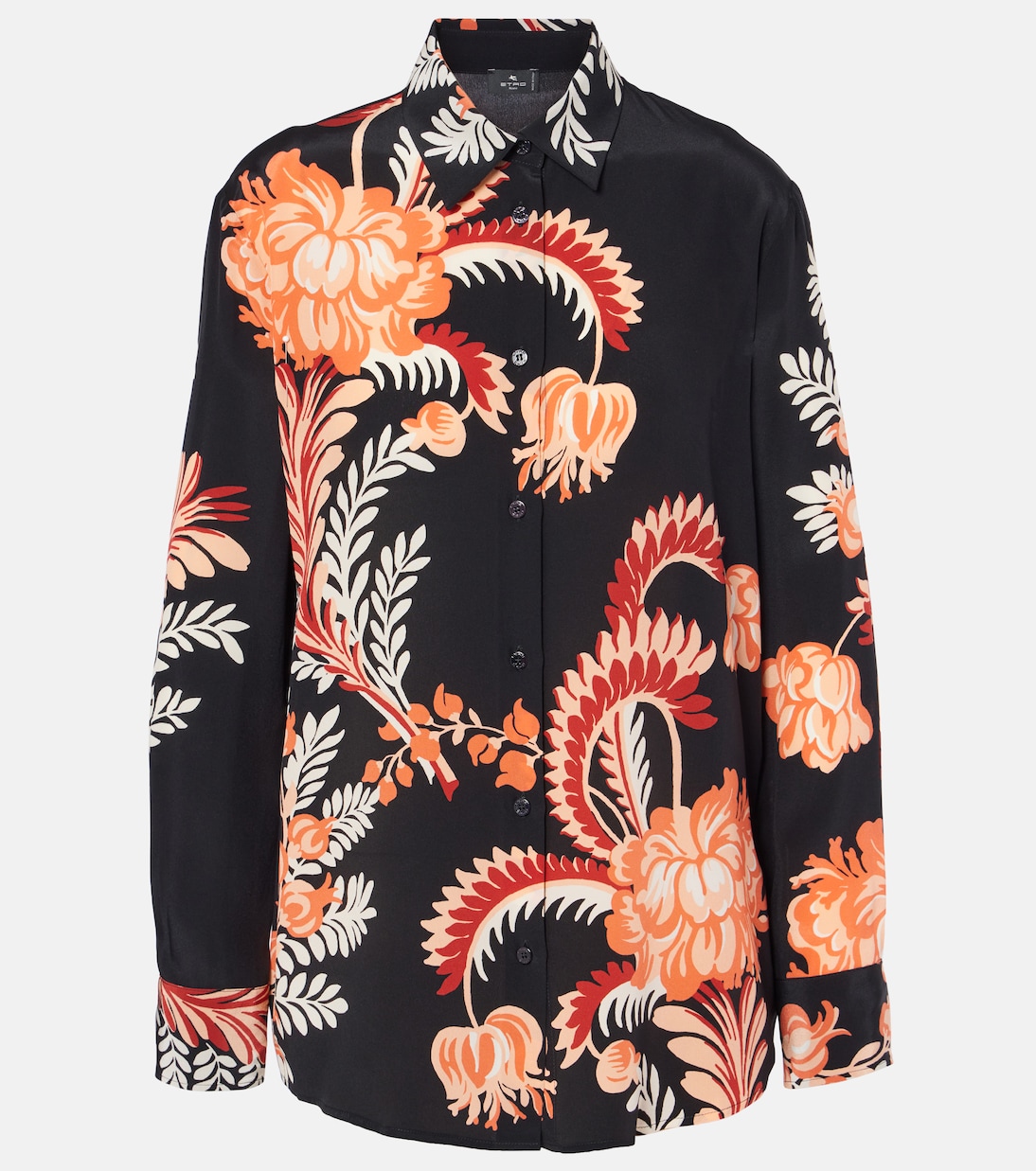 Blusa in crêpe de chine di seta   | Etro