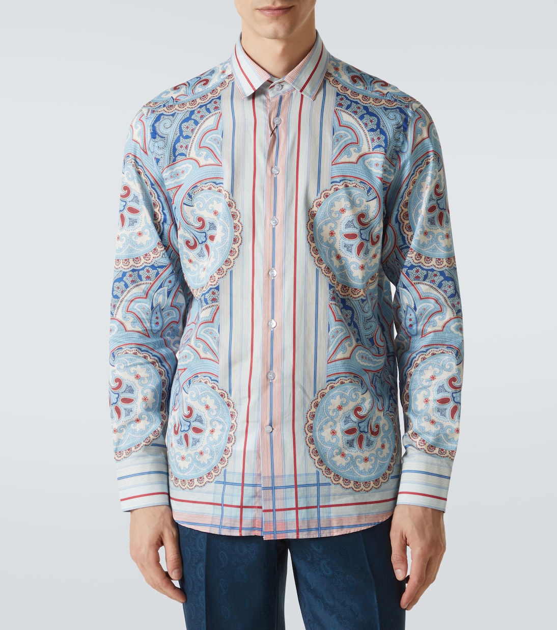 Camicia in cotone con stampa paisley | Etro