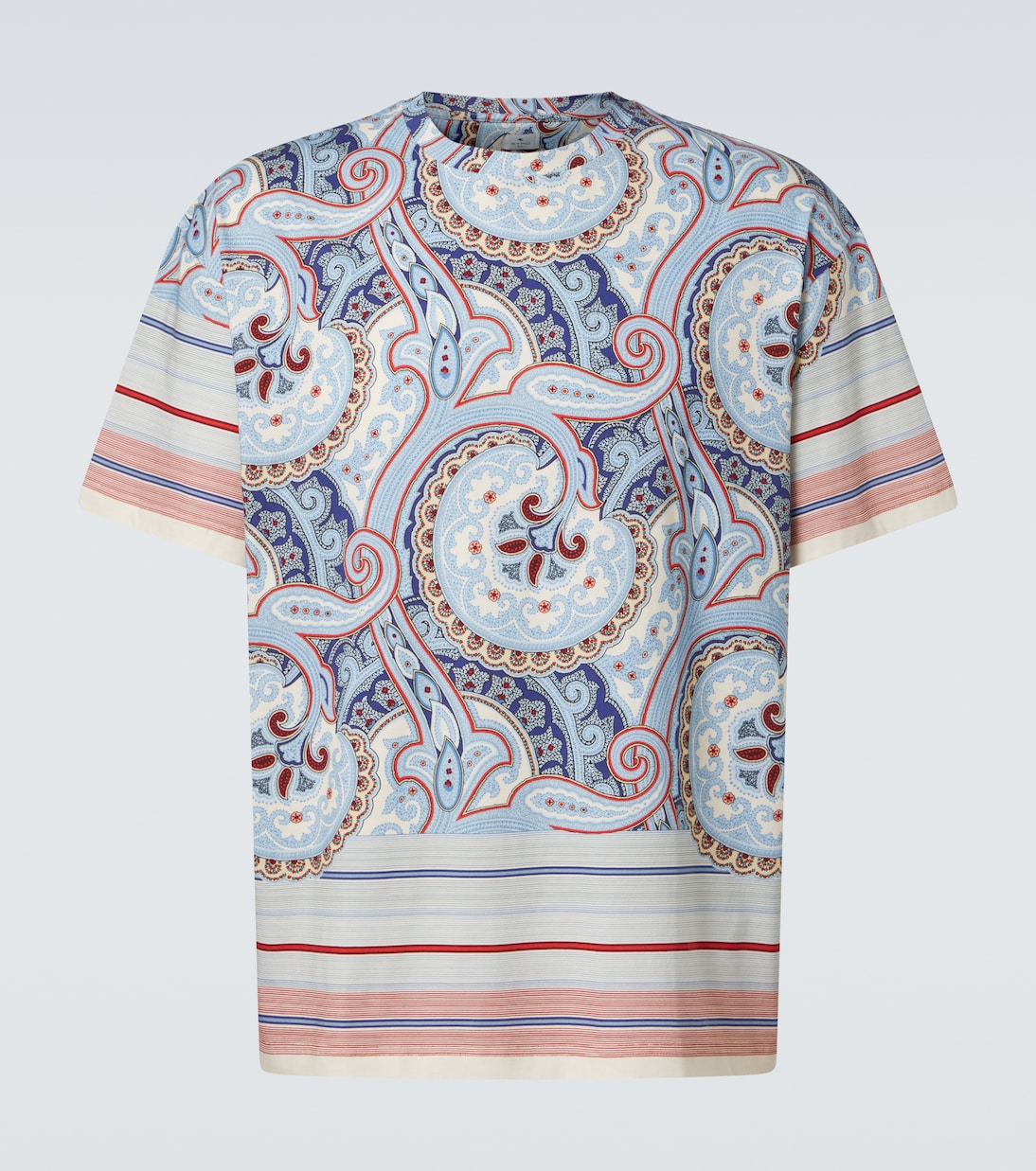 T-shirt in jersey di cotone con stampa | Etro