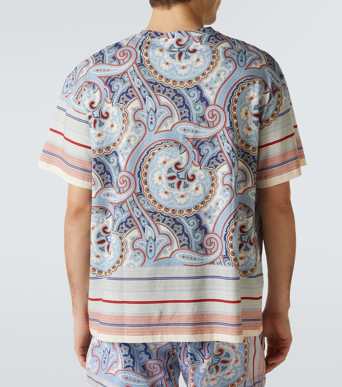 T-shirt in jersey di cotone con stampa | Etro