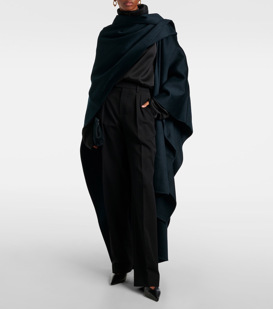 Scialle Delta in misto lana e cashmere | Tove