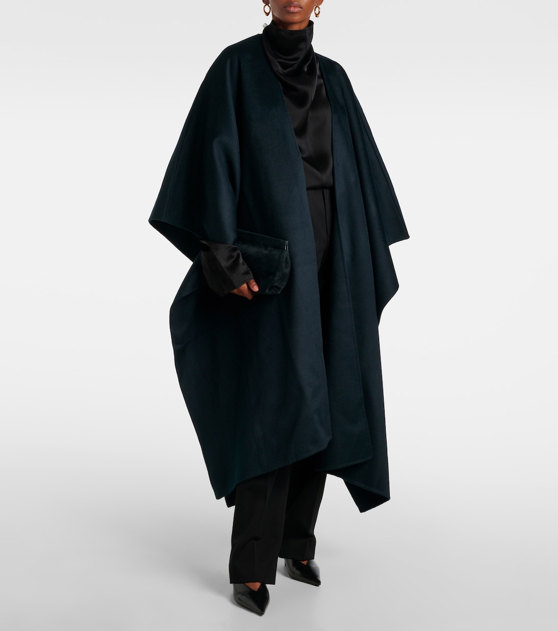 Scialle Delta in misto lana e cashmere | Tove