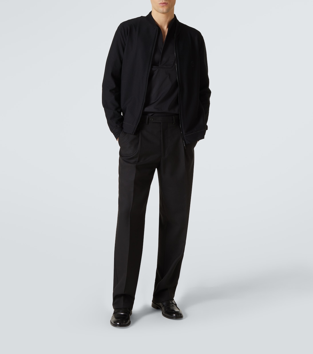 Knitted bomber jacket | Giorgio Armani