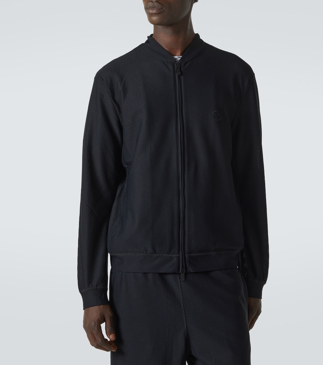 Knitted bomber jacket | Giorgio Armani
