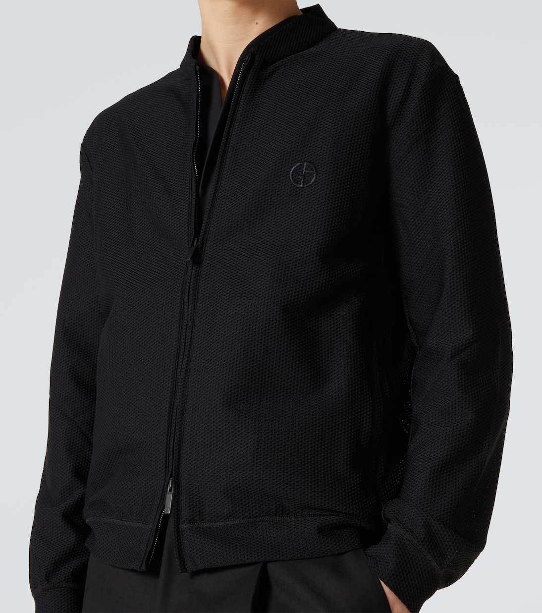 Knitted bomber jacket | Giorgio Armani