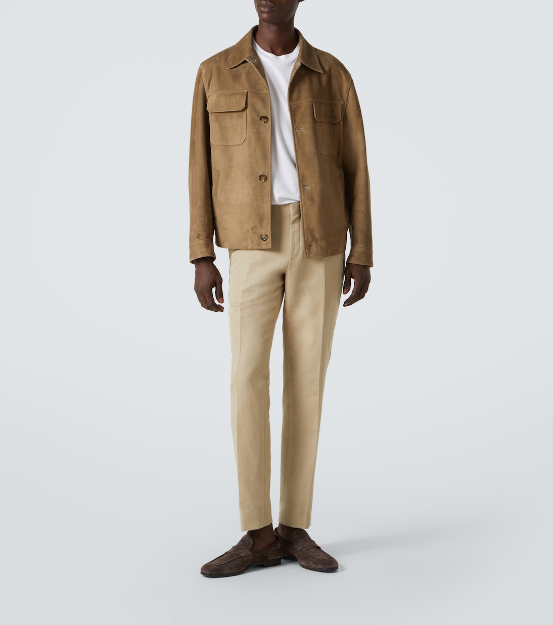 Pantaloni regular Pienza in lino e cotone | Brioni