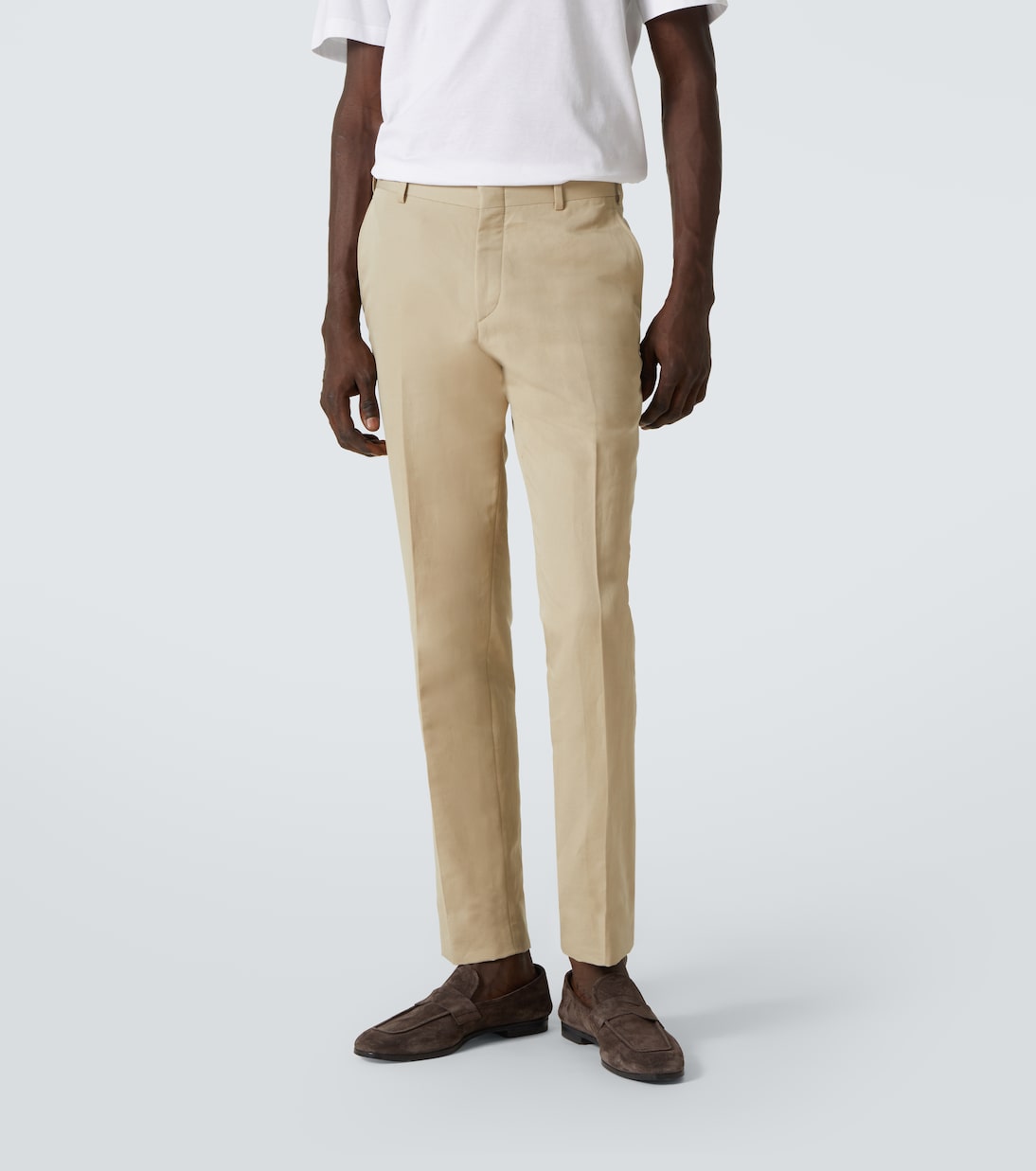 Pantaloni regular Pienza in lino e cotone | Brioni