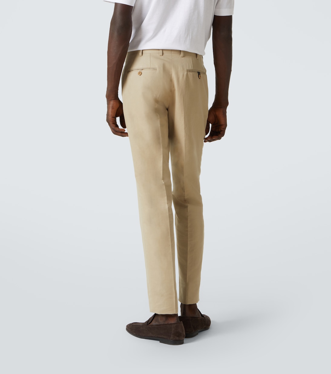 Pantaloni regular Pienza in lino e cotone | Brioni