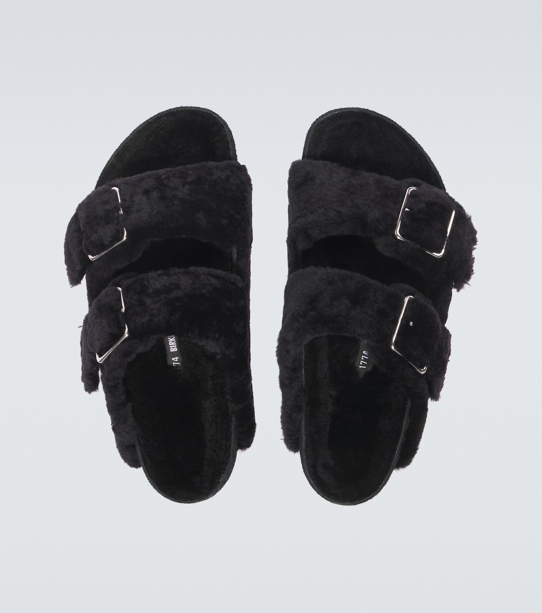Arizona 1774 shearling-lined suede sandals | Birkenstock 1774