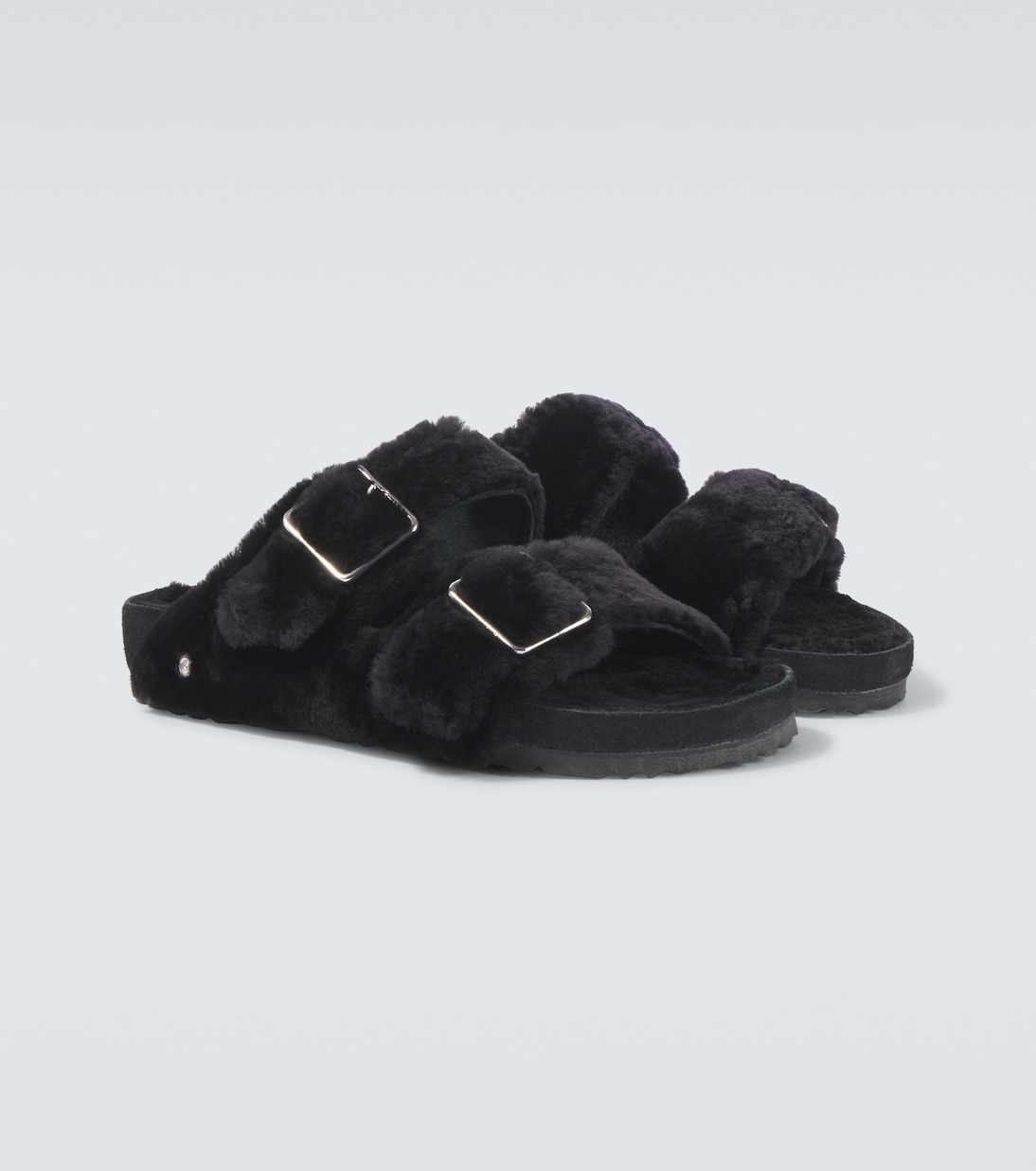 Arizona 1774 shearling-lined suede sandals | Birkenstock 1774