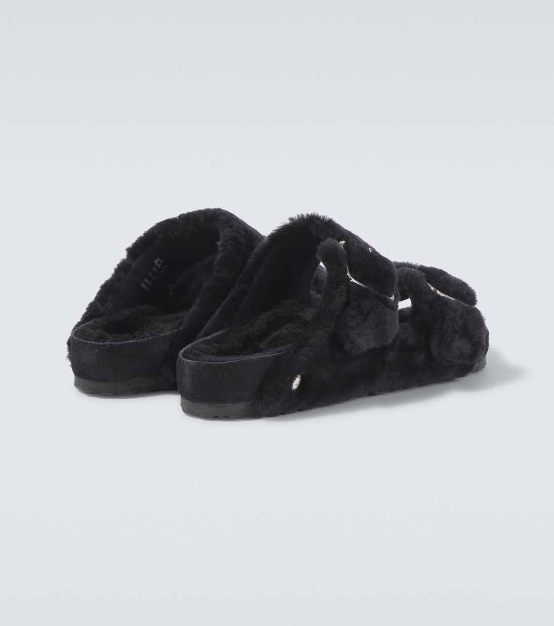 Arizona 1774 shearling-lined suede sandals | Birkenstock 1774