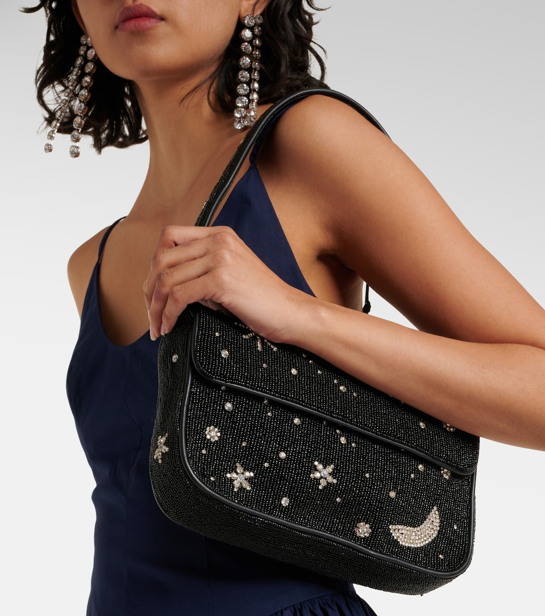 Borsa a spalla Tommy Small con perline | Staud