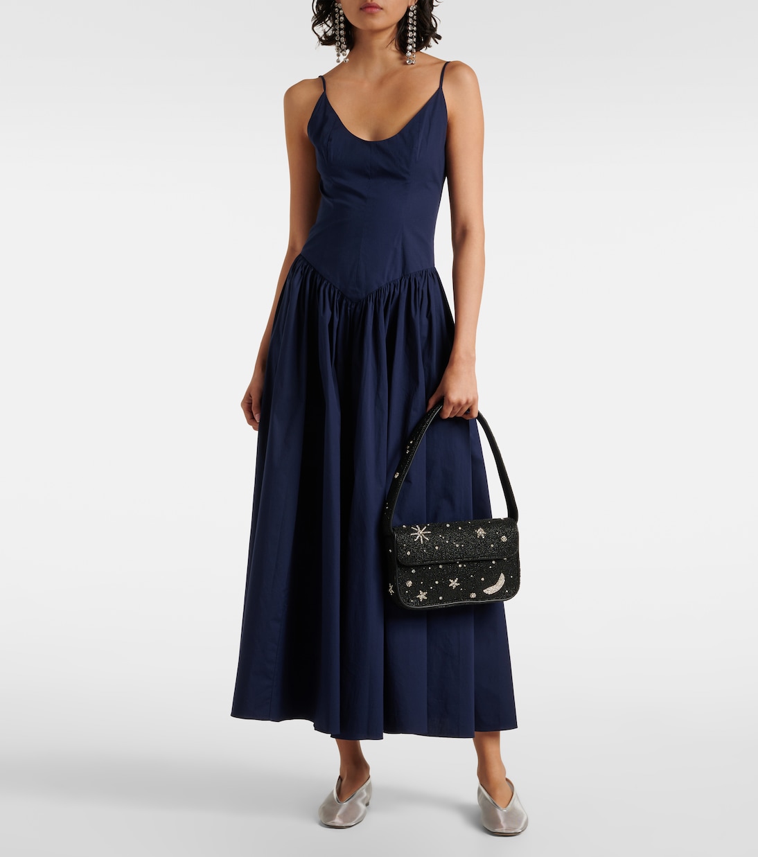Borsa a spalla Tommy Small con perline | Staud