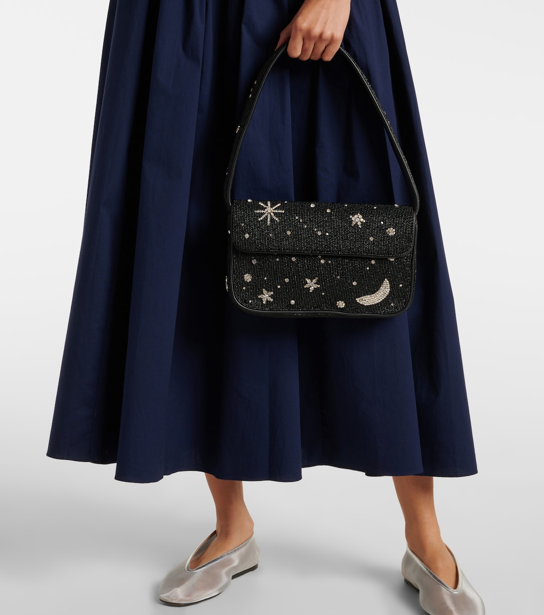 Borsa a spalla Tommy Small con perline | Staud