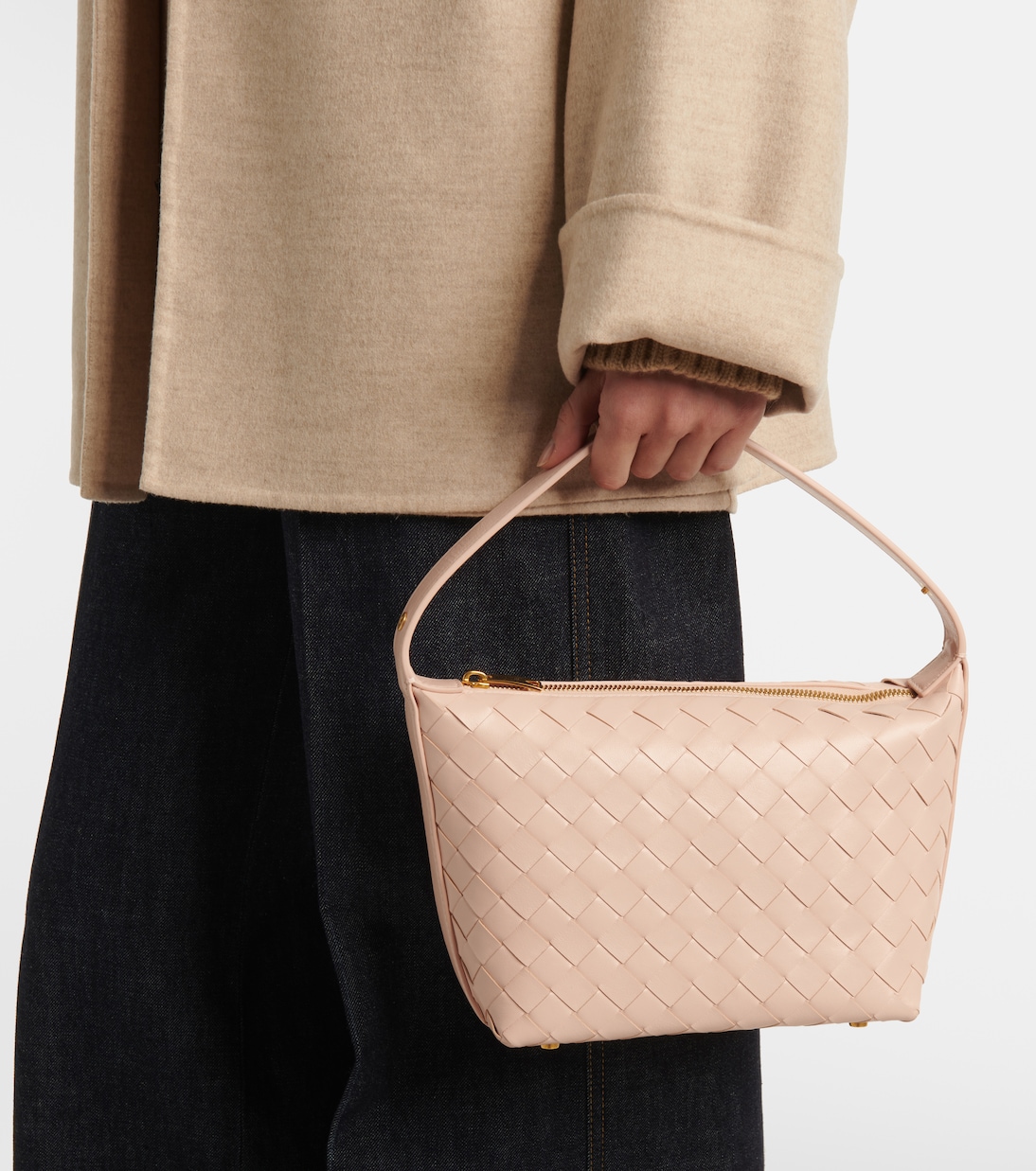 Sac Wallace Small en cuir intrecciato | Bottega Veneta